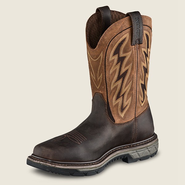 Red Wing Iş Botu Erkek - Rio Flex - 11-Inch Waterproof Soft Toe Pull-On - Kahverengi - 36EANJZCO